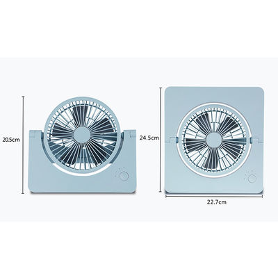 4000mah Pil ile 3 Hız Kontrolü USB Şarj Edilebilir Mini Fan DC 5V