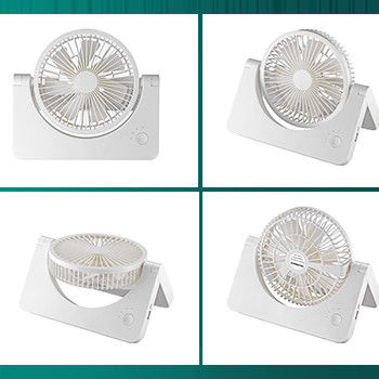 Kablosuz USB Şarj Edilebilir Mini Fan Masası Kurulumu CE Onaylı 2400mah pil ile