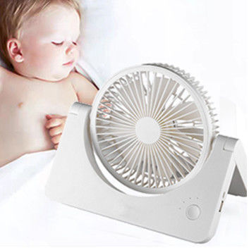 Kablosuz USB Şarj Edilebilir Mini Fan Masası Kurulumu CE Onaylı 2400mah pil ile