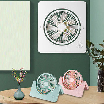 DC Motor Mesh Çıkarılabilir ile Masa Kurulumu USB Şarj Edilebilir Mini Fan